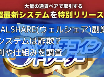 WEALSHARE(ウェルシェア)副業の新システムは詐欺？評判や仕組みを調査の画像